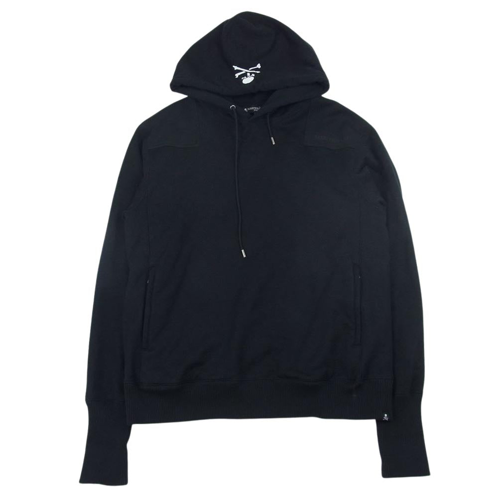 mastermind JAPAN マスターマインドジャパン ショルダーパッチ プルオーバ― パーカー ブラック系 M【中古】