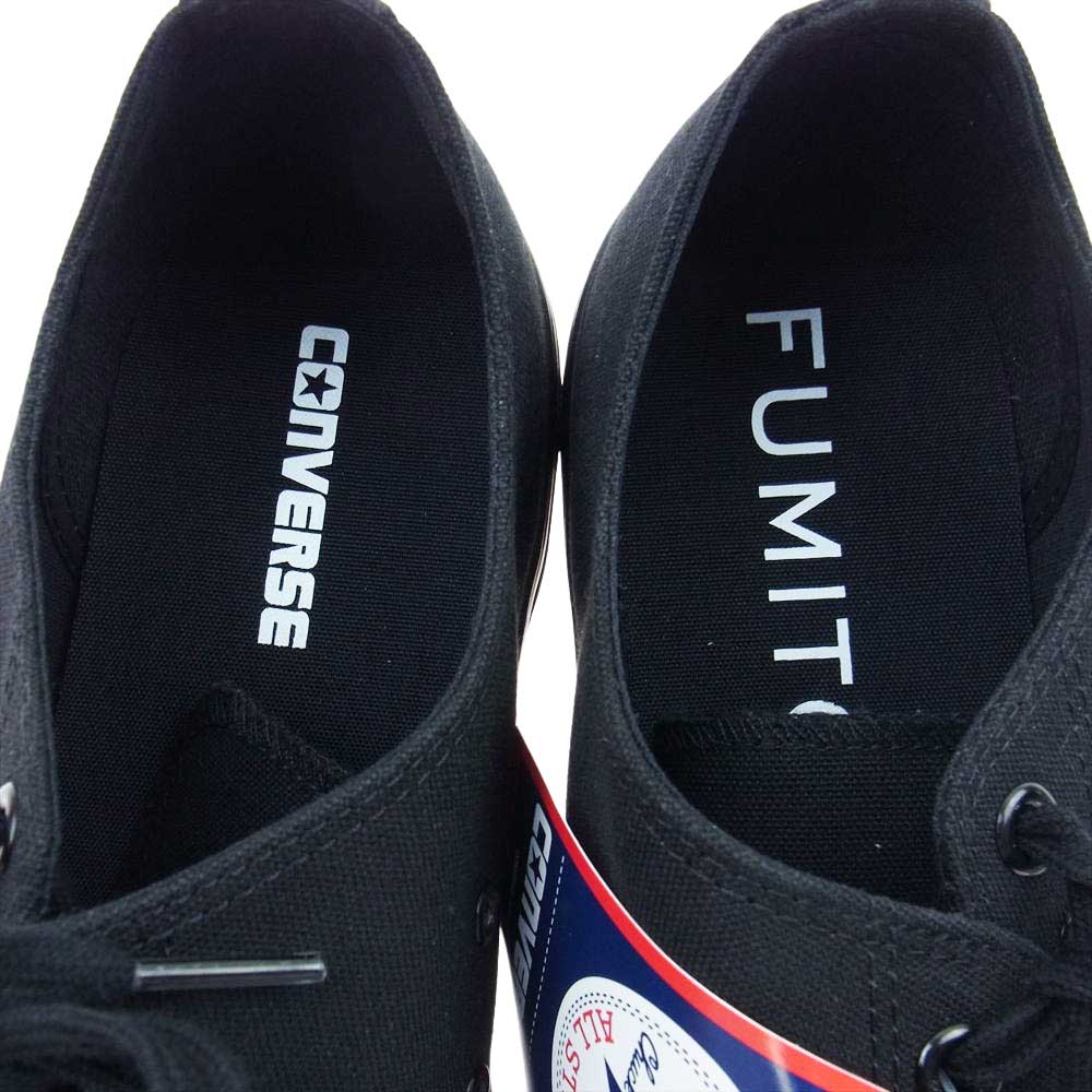 FUMITO GANRYU フミトガンリュウ Fu9-Ac-101 × converse コンバース ALL STAR オールスター CHUCK TAYLOR チャックテイラー スニーカー ブラック系 28.0cm【新古品】【未使用】【中古】