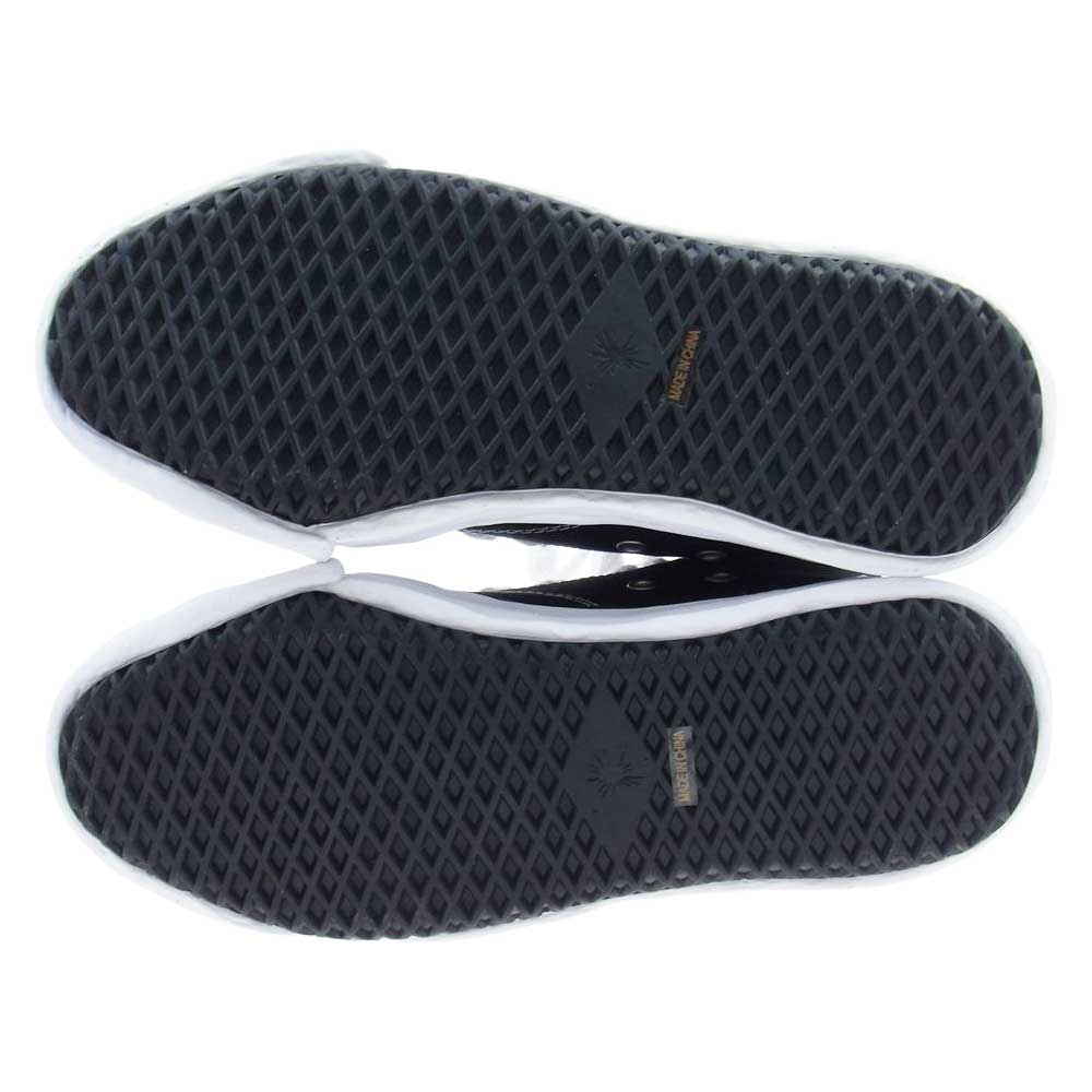 メゾンミハラヤスヒロ × mastermind japan MMJ マスターマインドジャパン × Roarguns ロアーガンズ Sneaker スカル 二丁拳銃 刺繍 オリジナル ソール スニーカー ブラック系 ホワイト系 42 27cm相当【新古品】【未使用】【中古】