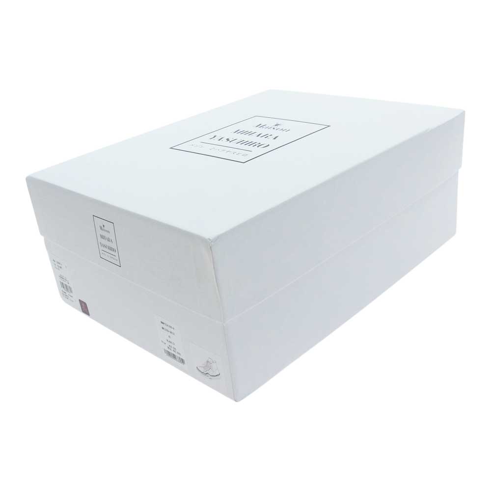 メゾンミハラヤスヒロ × mastermind japan MMJ マスターマインドジャパン × Roarguns ロアーガンズ Sneaker スカル 二丁拳銃 刺繍 オリジナル ソール スニーカー ブラック系 ホワイト系 42 27cm相当【新古品】【未使用】【中古】