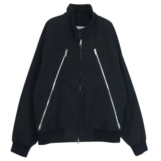 MAISON MARGIELA メゾンマルジェラ 18SS S50AM0318 S48473 ハの字 スイングトップ 八の字 ダブルジップ ブルゾン ブラック系 44【中古】