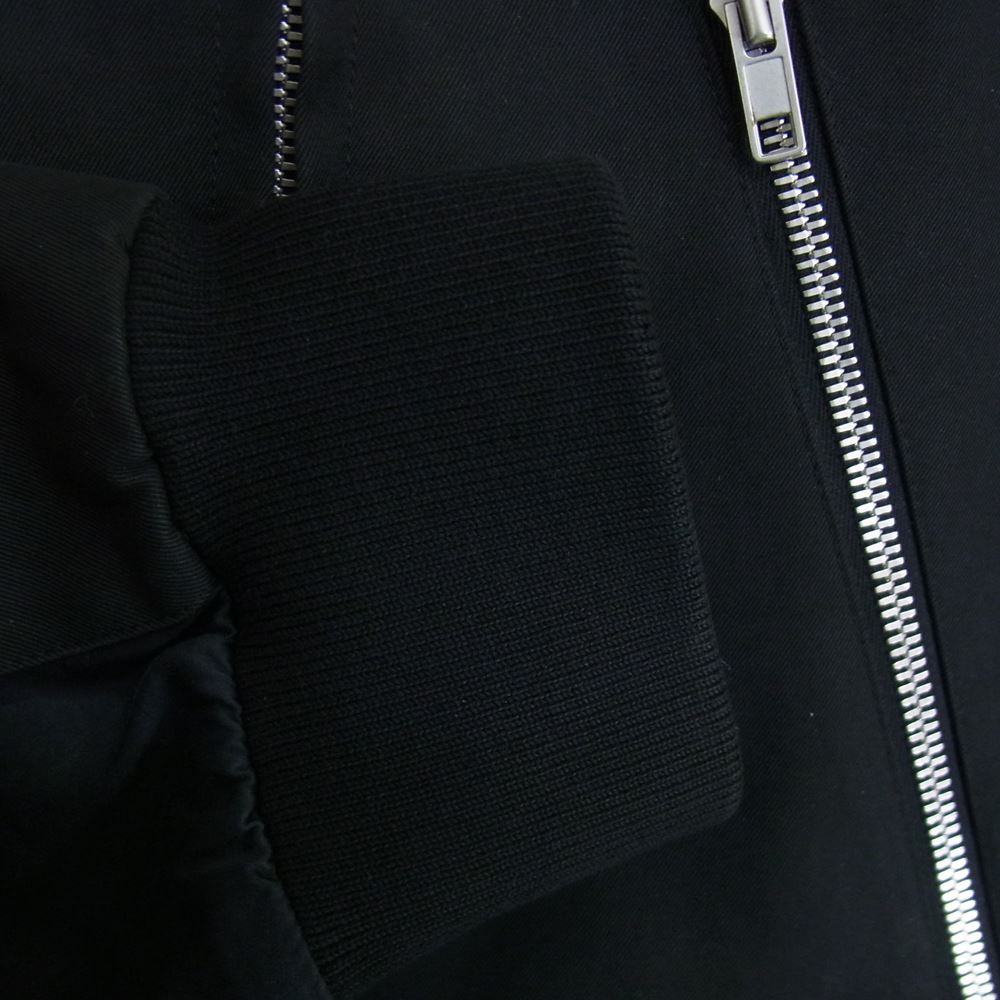 MAISON MARGIELA メゾンマルジェラ 18SS S50AM0318 S48473 ハの字 スイングトップ 八の字 ダブルジップ ブルゾン ブラック系 44【中古】