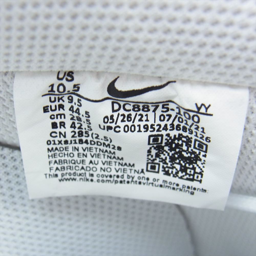 NIKE ナイキ DC8875-100 AIR FORCE 1 '07 SHROUD エアフォース シュラウド スニーカー ホワイト系 28.5cm【中古】