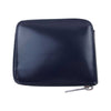MAISON MARGIELA メゾンマルジェラ S55UI0292 P2714 ZIP AROUND BI-FOLD WALLET ジップ アラウンド コンパクト ウォレット ネイビー系【極上美品】【中古】