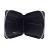 MAISON MARGIELA メゾンマルジェラ S55UI0292 P2714 ZIP AROUND BI-FOLD WALLET ジップ アラウンド コンパクト ウォレット ネイビー系【極上美品】【中古】