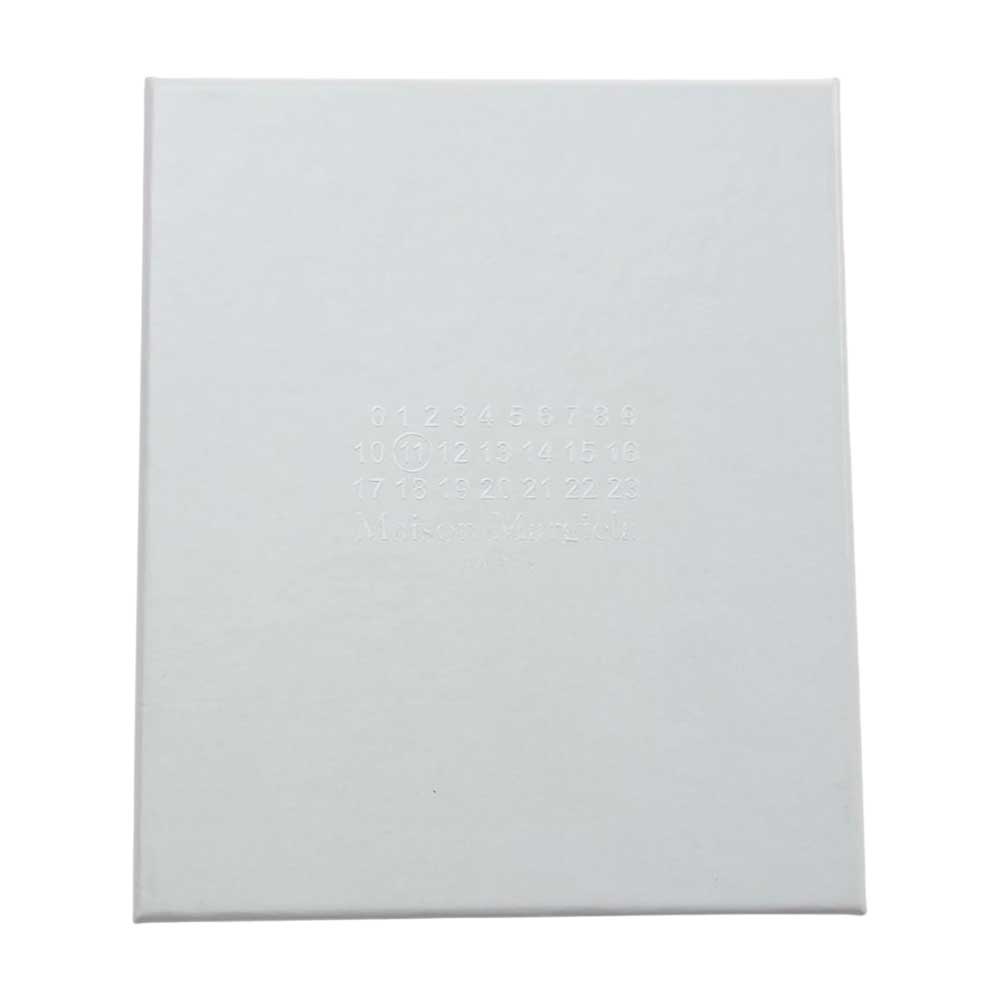 MAISON MARGIELA メゾンマルジェラ S55UI0292 P2714 ZIP AROUND BI-FOLD WALLET ジップ アラウンド コンパクト ウォレット ネイビー系【極上美品】【中古】