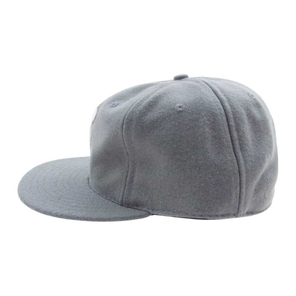Supreme シュプリーム 23SS Ebbets S Logo Fitted 6-Panel エベッツ Sロゴ 6パネル キャップ グレー系 7⅝【極上美品】【中古】