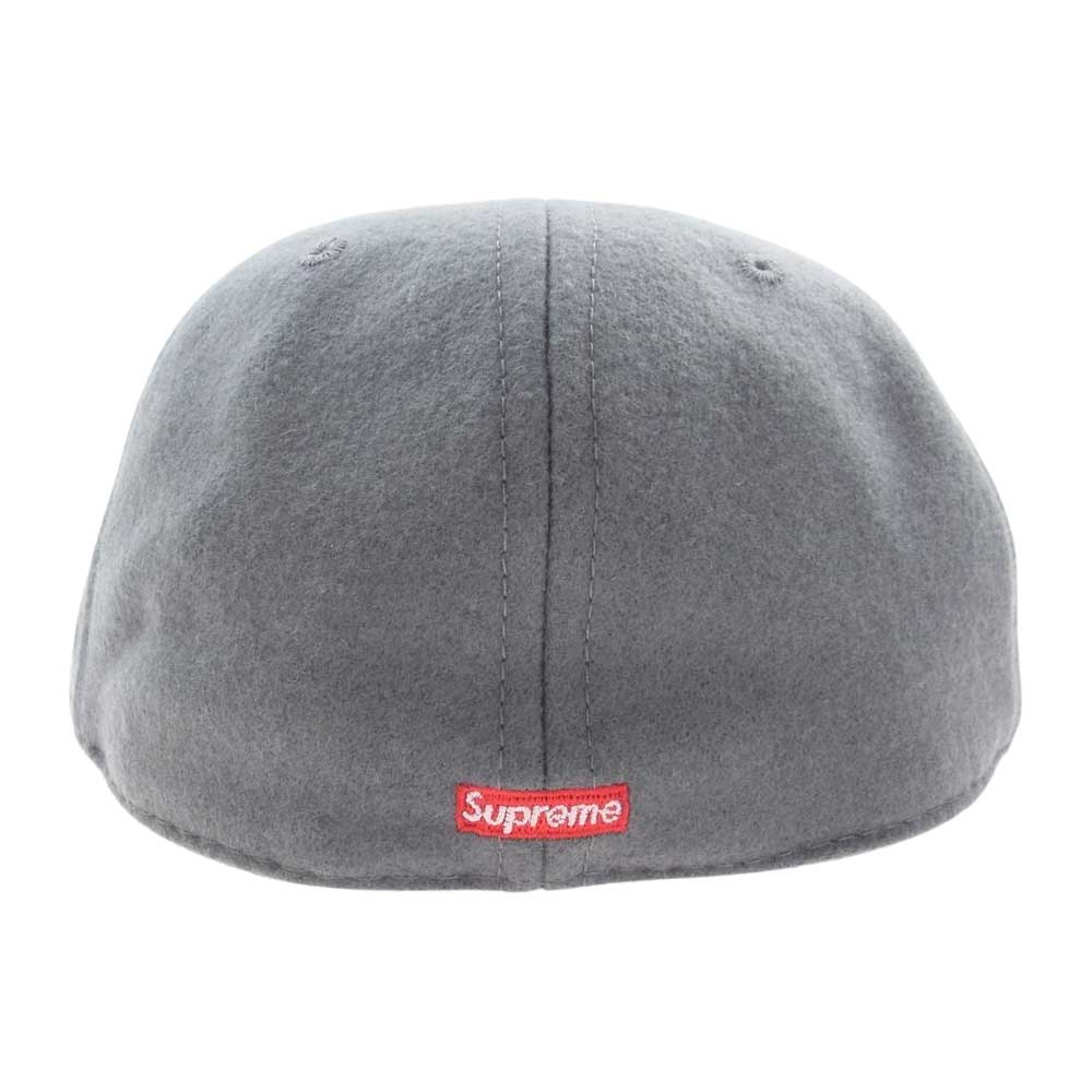 Supreme シュプリーム 23SS Ebbets S Logo Fitted 6-Panel エベッツ Sロゴ 6パネル キャップ グレー系 7⅝【極上美品】【中古】