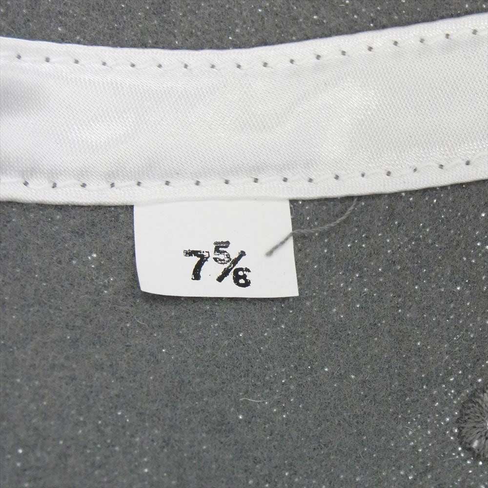 Supreme シュプリーム 23SS Ebbets S Logo Fitted 6-Panel エベッツ Sロゴ 6パネル キャップ グレー系 7⅝【極上美品】【中古】