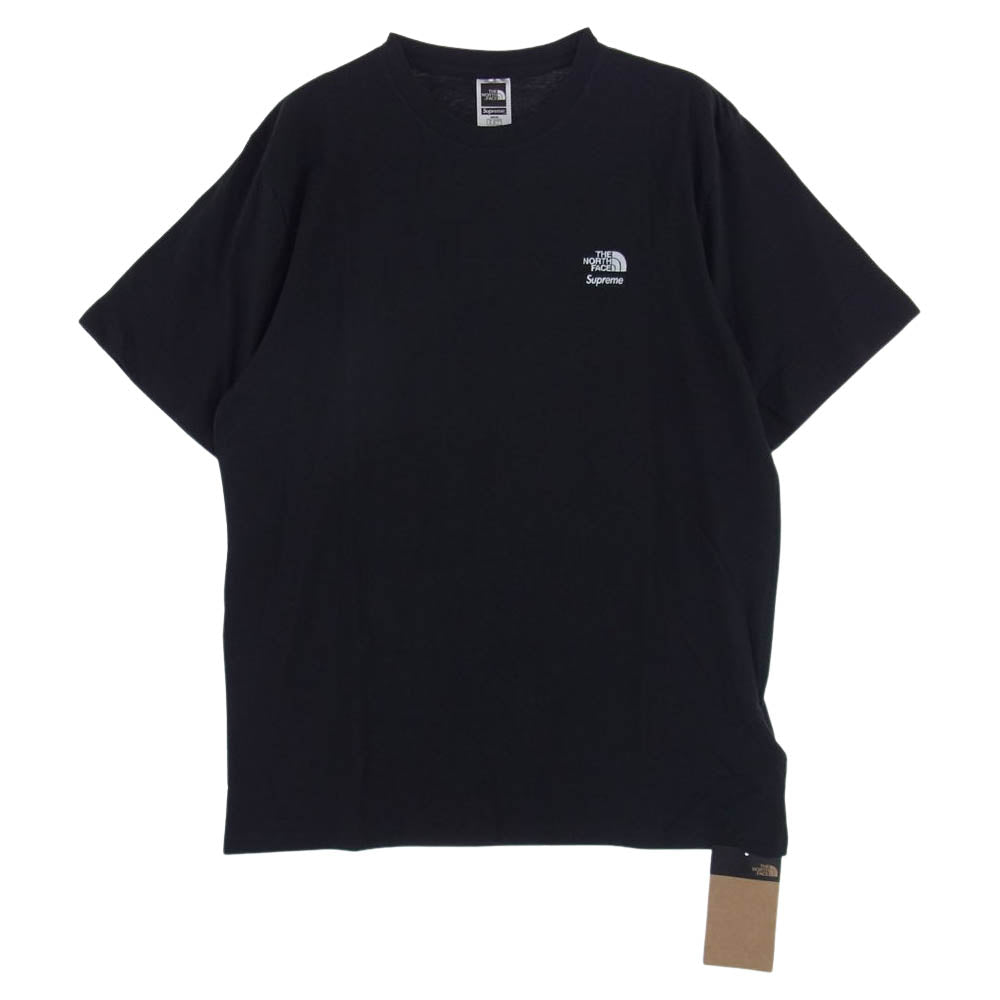 Supreme シュプリーム 22SS NT02209I × THE NORTH FACE ノースフェイス Bandana S/S Tee バンダナ プリント 半袖 Tシャツ ブラック系 M【新古品】【未使用】【中古】