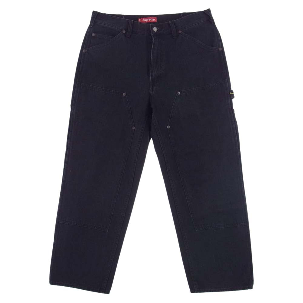 Supreme シュプリーム 22AW Moleskin Double Knee Painter Pant モールスキン ダブルニー ペインター パンツ ブラック系 32【美品】【中古】