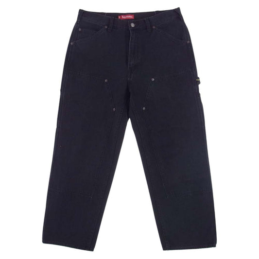 Supreme シュプリーム 22AW Moleskin Double Knee Painter Pant モールスキン ダブルニー ペインター パンツ ブラック系 32【美品】【中古】
