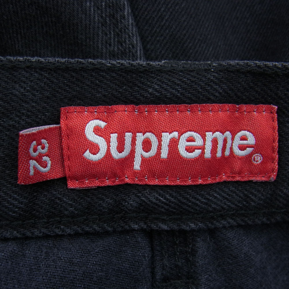 Supreme シュプリーム 22AW Moleskin Double Knee Painter Pant モールスキン ダブルニー ペインター パンツ ブラック系 32【美品】【中古】