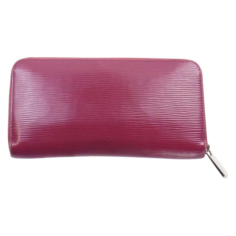 LOUIS VUITTON ルイ・ヴィトン M61858 エピ フューシャ ジッピー ラウンド ウォレット ワインレッド系【中古】