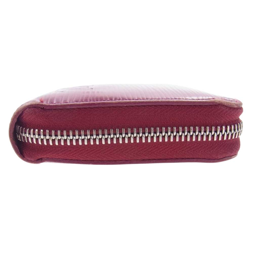 LOUIS VUITTON ルイ・ヴィトン M61858 エピ フューシャ ジッピー ラウンド ウォレット ワインレッド系【中古】