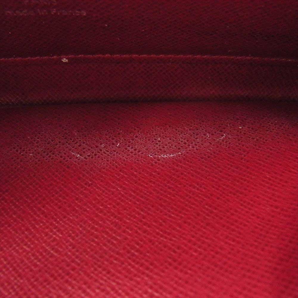 LOUIS VUITTON ルイ・ヴィトン M61858 エピ フューシャ ジッピー ラウンド ウォレット ワインレッド系【中古】