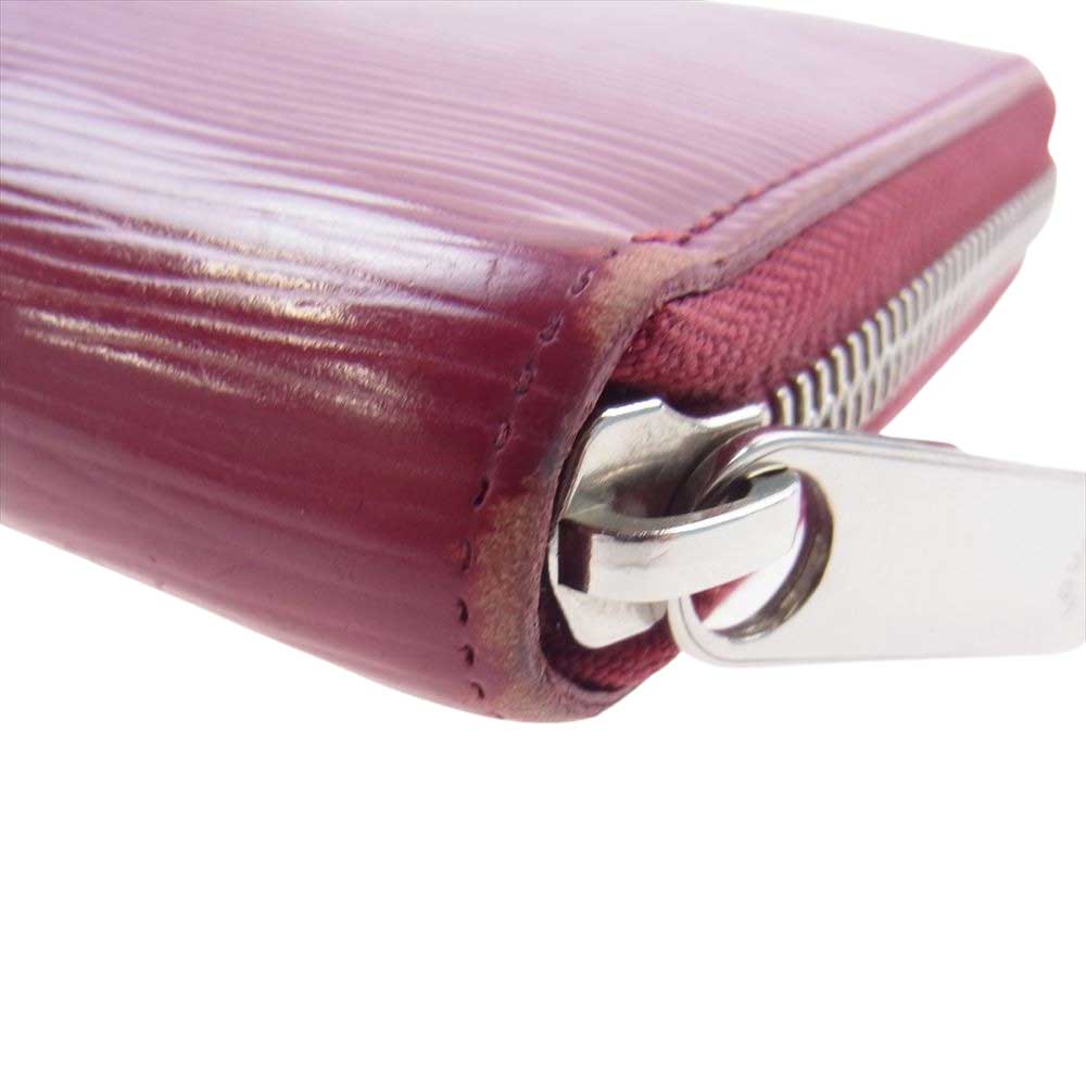 LOUIS VUITTON ルイ・ヴィトン M61858 エピ フューシャ ジッピー ラウンド ウォレット ワインレッド系【中古】