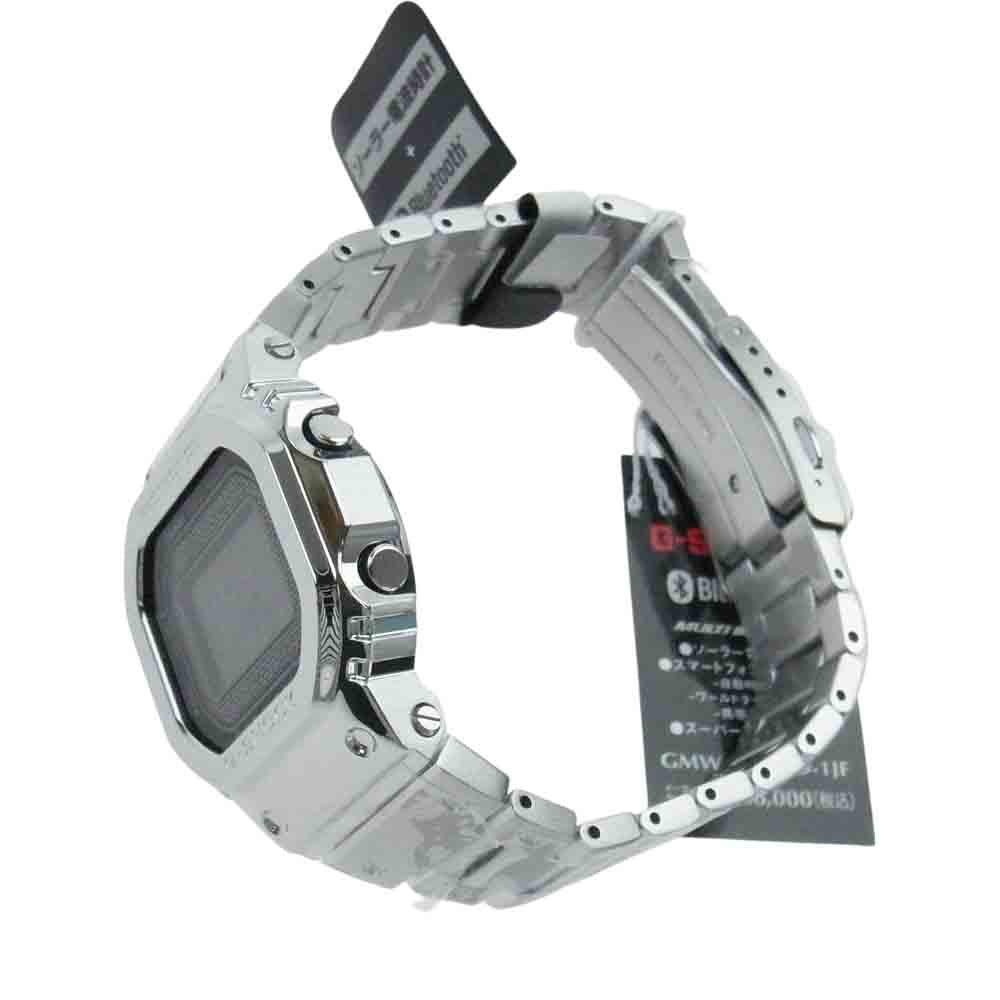 CASIO G-SHOCK カシオ ジーショック GMW-B5000D-1JF FULL METAL フルメタル シルバー 電波ソーラー ウォッチ 腕時計 シルバー系【新古品】【未使用】【中古】