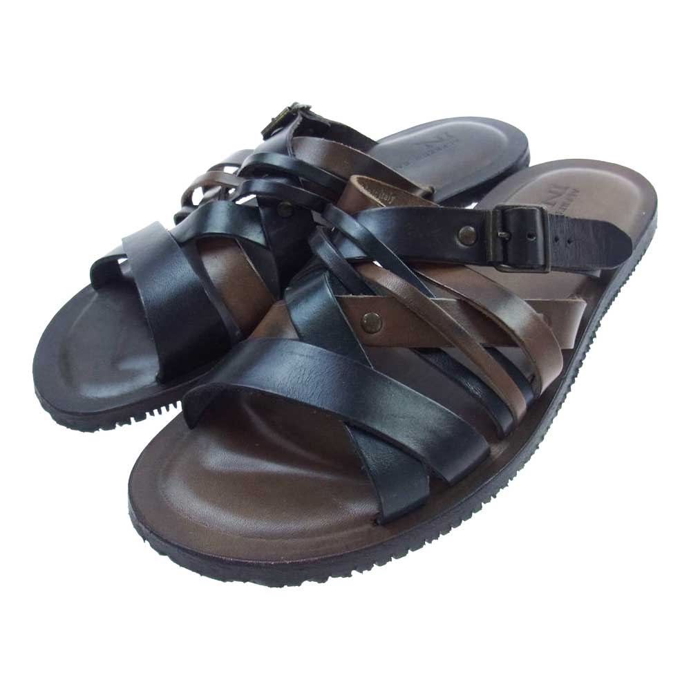 alfredoBANNISTER アルフレッドバニスター レザー サンダル ブラウン系 40【中古】