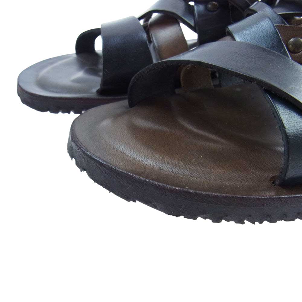 alfredoBANNISTER アルフレッドバニスター レザー サンダル ブラウン系 40【中古】