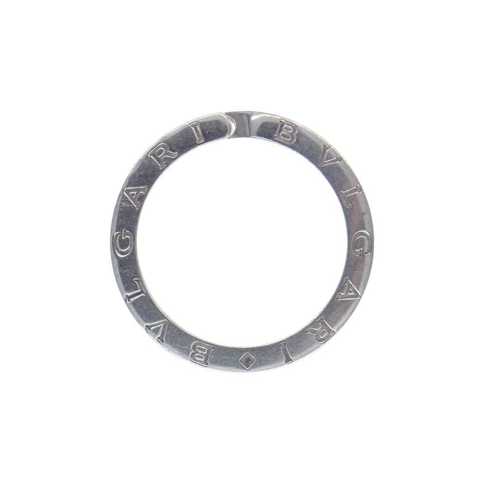 BVLGARI ブルガリ ブルガリブルガリ キーホルダー キーリング シルバー系【中古】