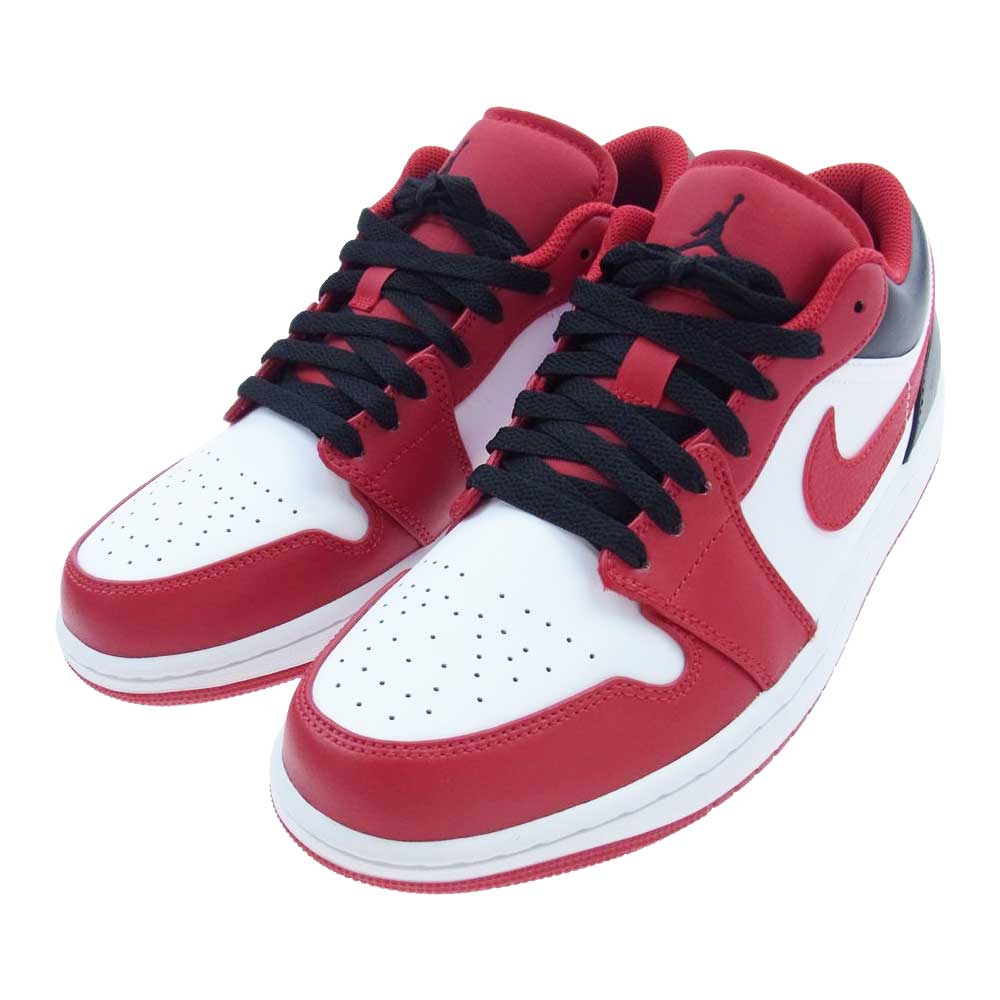 NIKE AIR JORDAN ナイキ ジョーダン 553558-163 AIR JORDAN1 LOW BULLS エアジョーダン1 ブルズ ローカット スニーカー レッド系 ホワイト系 ブラック系  27.5cm【新古品】【未使用】【中古】