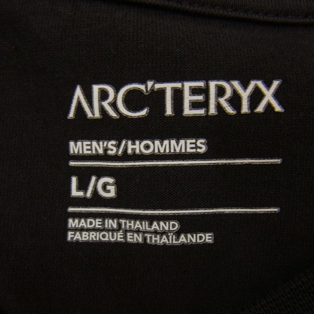 ARC'TERYX アークテリクス 30379-137082-10 SPLIT SS T-SHIRT Tシャツ ブラック系 L/G【中古】