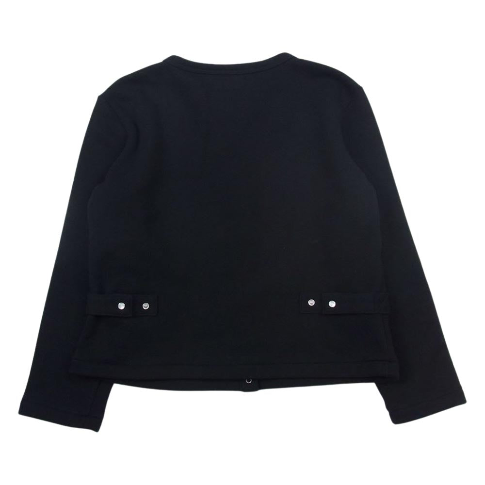 agnes b. アニエスベー コンプレッション スナップ カーディガン ブラック系 T3【中古】 agnes b. アニエスベー コンプレッション スナップ カーディガン