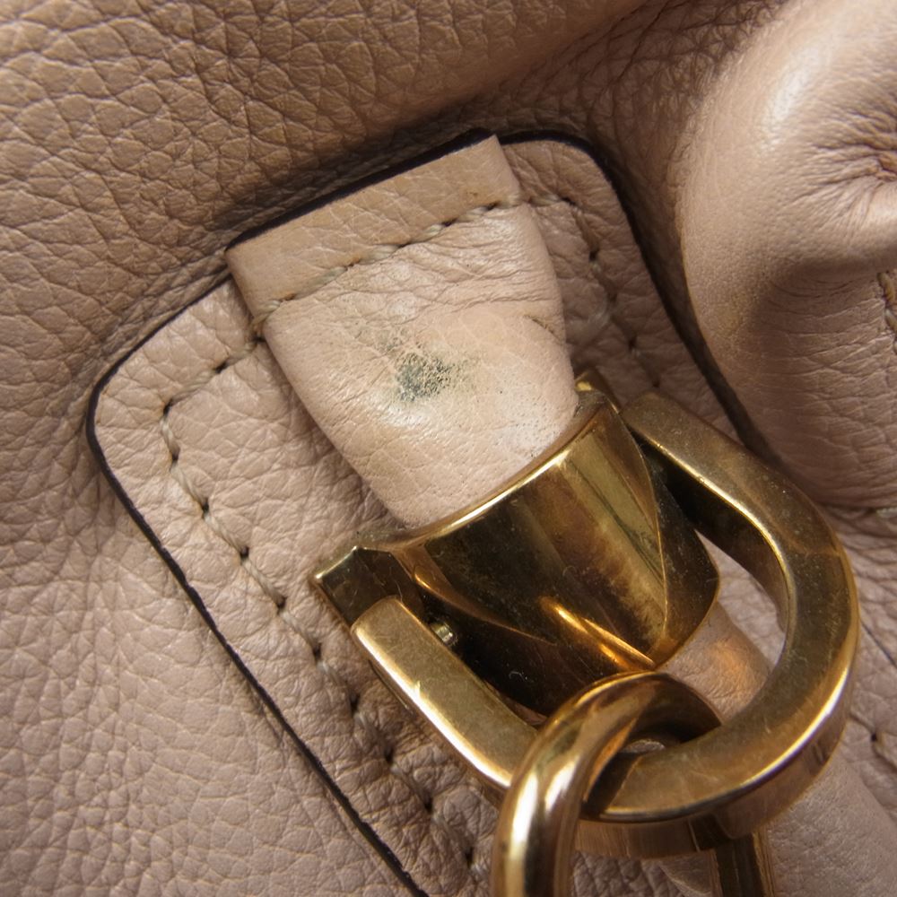 Chloe クロエ パラティ 2Way ショルダー ハンド バッグ ピンク系【中古】