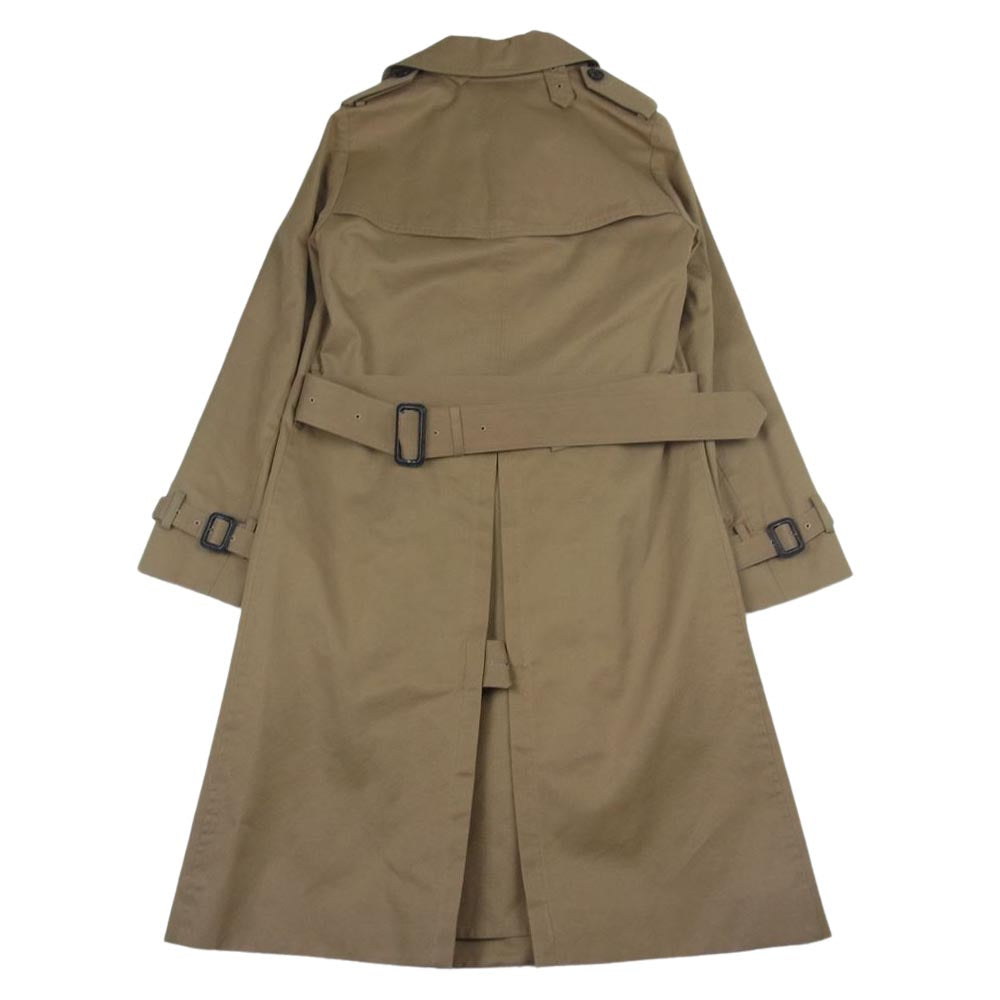 HYKE ハイク 17AW 174-17005 022 高密度サージ 撥水 ウールライナー ベルテッド トレンチコート ベージュ系 1【中古】