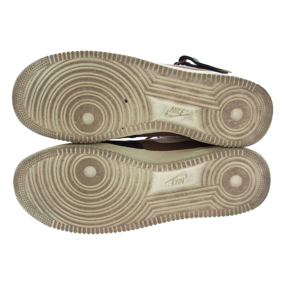 NIKE ナイキ DQ8766-001 Air Force 1 Mid '07 Vintage Off-Noir and Pecan エアフォース 1 07 ミッド ヴィンテージ オフノワール アンド ピーカン スニーカー ブラウン系 ブラック系 31ｃｍ【中古】