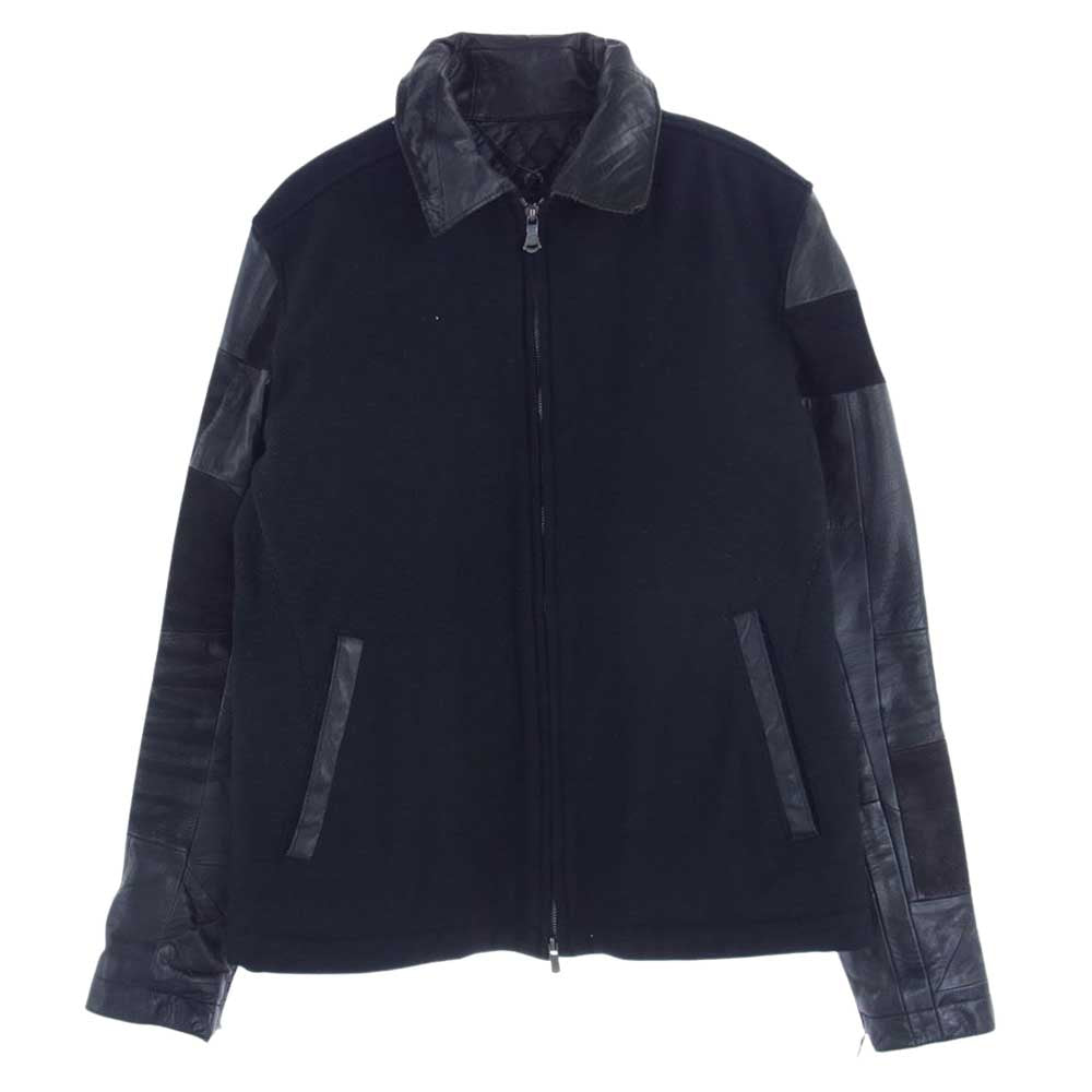 ROAR ロアー 10FRB-29A 二丁拳銃 バックプリント 袖レザー 切替 スタジャン ブラック系 1【中古】