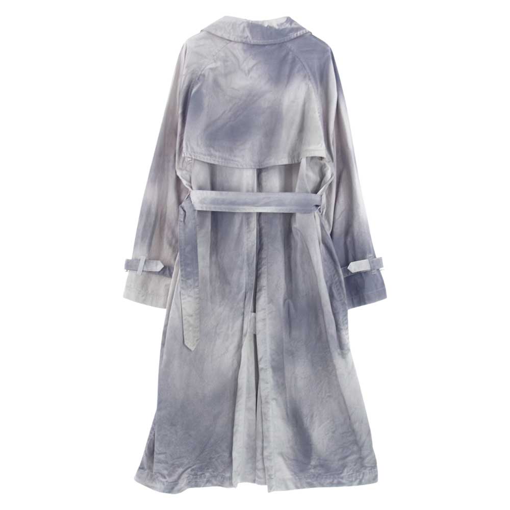 ヨーク 23SS YK23SS0438C-WM 吾亦紅 ワレモコウ GARDEN ガーデン 別注 SPRAY PRINTED TRENCH SP トレンチコート グレー系 2【新古品】【未使用】【中古】