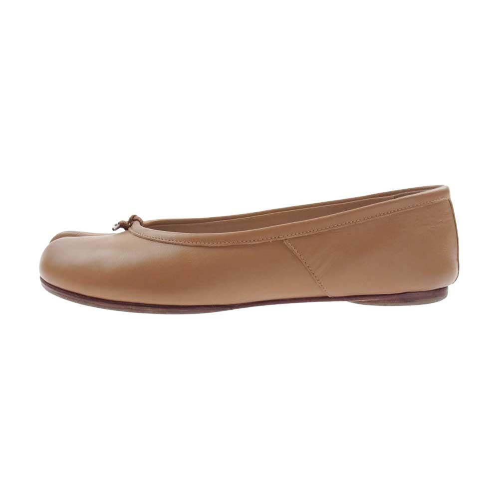 MAISON MARGIELA メゾンマルジェラ 20AW S58WZ0042 TABI 足袋 タビ バレエ フラットシューズ ベージュ系 35 1/2【中古】