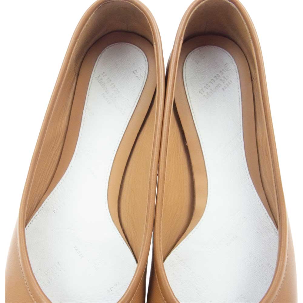 MAISON MARGIELA メゾンマルジェラ 20AW S58WZ0042 TABI 足袋 タビ バレエ フラットシューズ ベージュ系 35 1/2【中古】