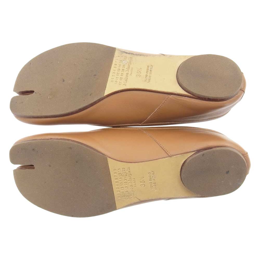 MAISON MARGIELA メゾンマルジェラ 20AW S58WZ0042 TABI 足袋 タビ バレエ フラットシューズ ベージュ系 35 1/2【中古】