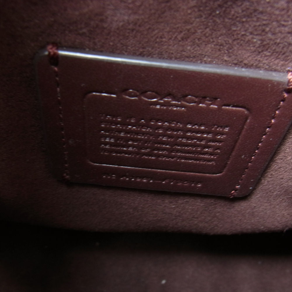 COACH コーチ F73518 2WAY ショルダーバック ベージュ系 オフホワイト系【中古】