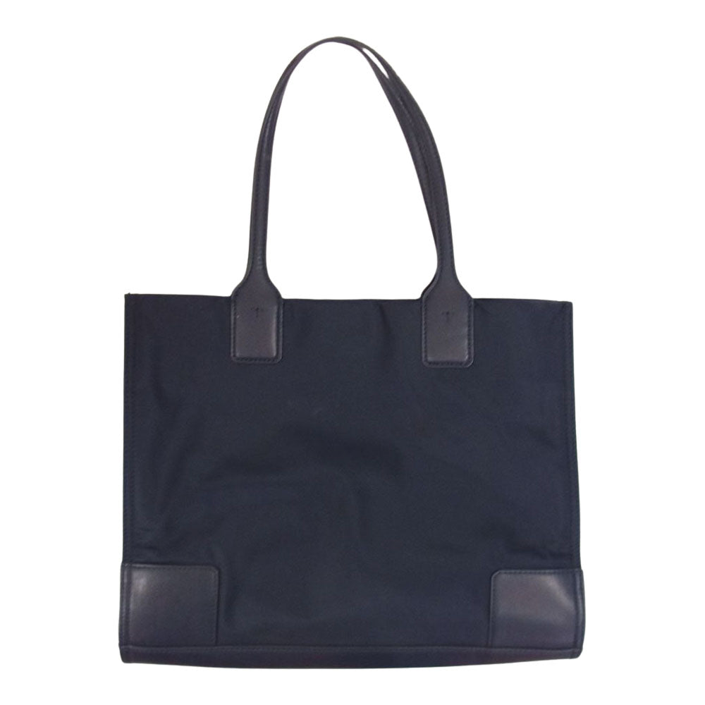 Tory Burch トリーバーチ エラ ミニ トート バック ネイビー系【中古】