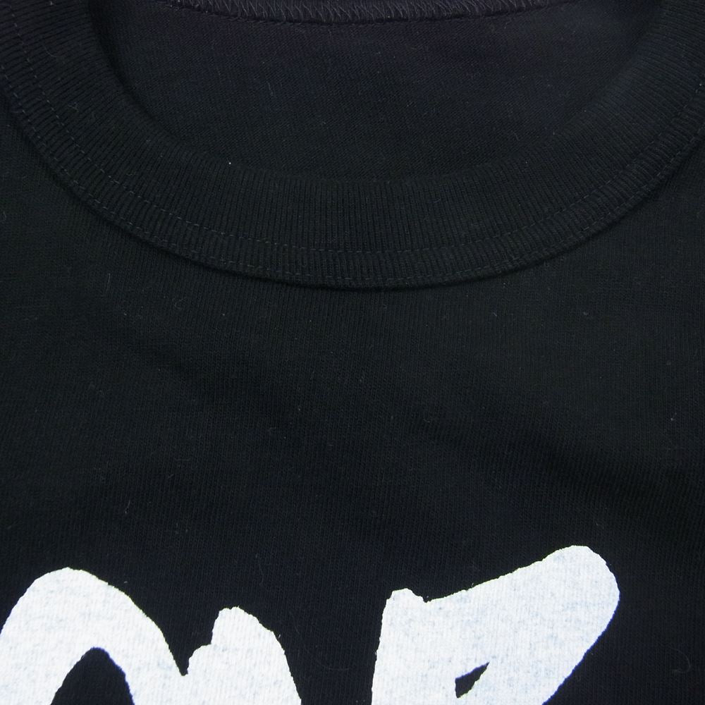 Sacai サカイ 21SS 21-05836 Eric Haze T-shirt エリックヘイズ ONE KIND WORD 異素材切替 プリント 半袖 Tシャツ ブラック系 2【美品】【中古】 sacai - Sacai サカイ 21SS 21-05836 Eric Haze T-shirt エリック