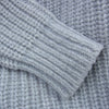 HYKE ハイク 222-11286 013 RIBBED SWEATER 背空き リブ ニット セーター グレー系 S【美品】【中古】