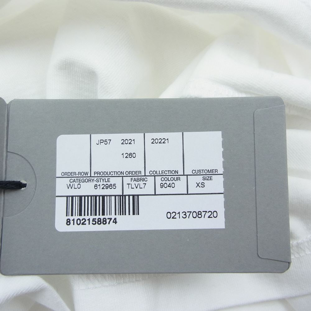 BALENCIAGA バレンシアガ 612965 CITIES PARIS パリ ロゴプリント オーバーサイズ 半袖 クルーネック Tシャツ ホワイト系 XS【極上美品】【中古】