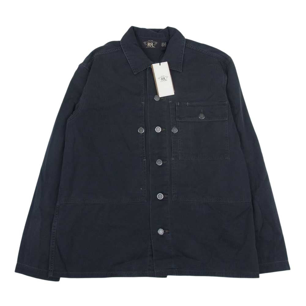RRL ダブルアールエル MNRRWOV16820169 コンチョボタン デニムシャツ ブラック系 M【美品】【中古】