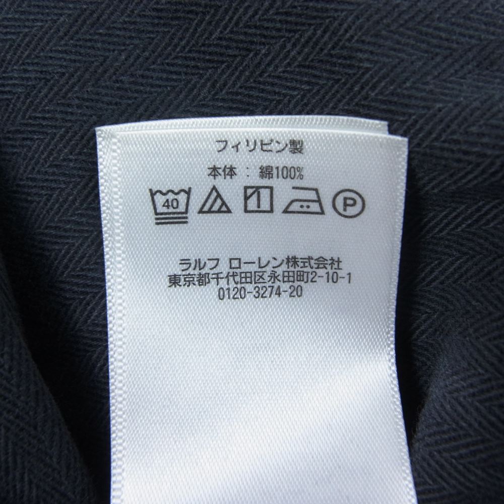 RRL ダブルアールエル MNRRWOV16820169 コンチョボタン デニムシャツ ブラック系 M【美品】【中古】