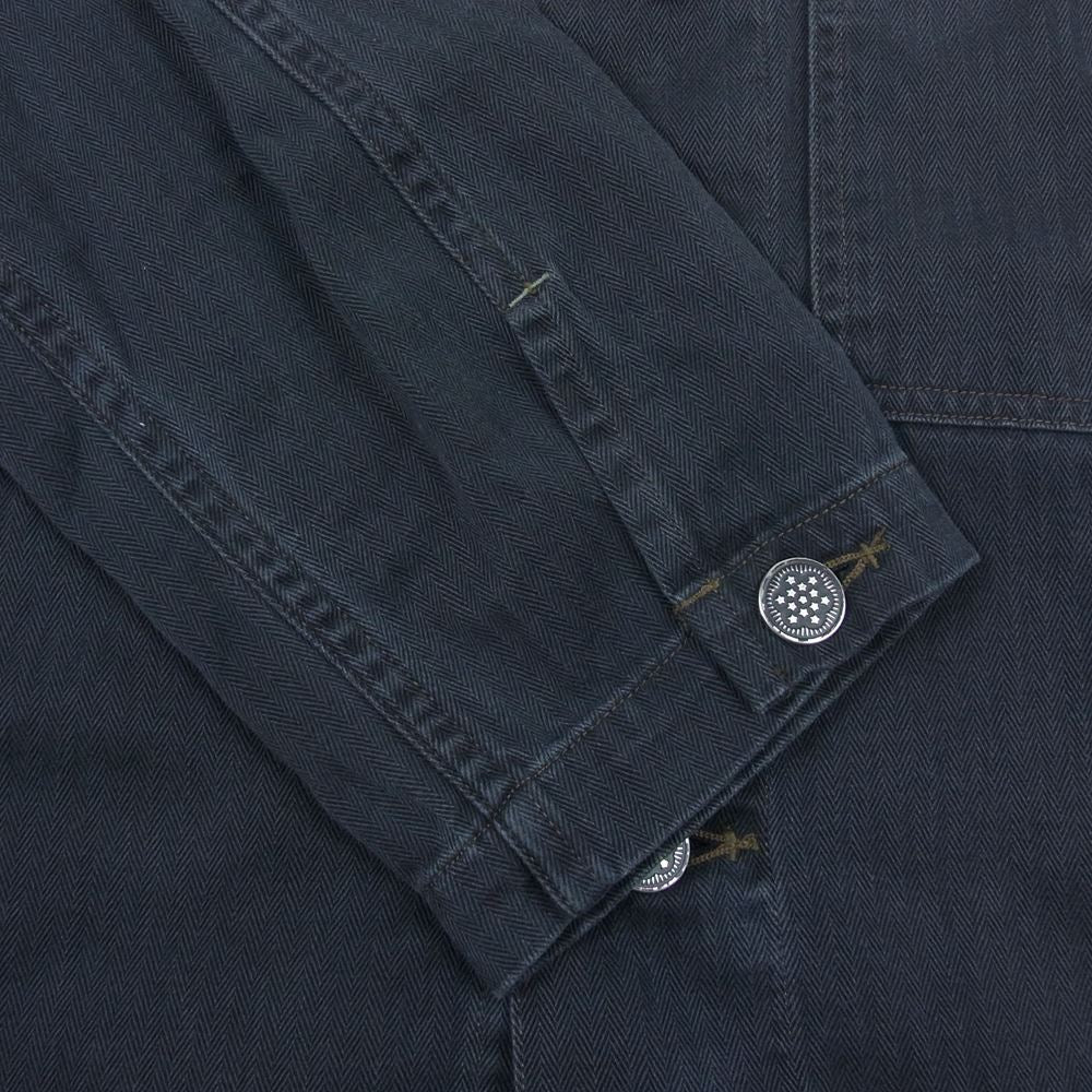 RRL ダブルアールエル MNRRWOV16820169 コンチョボタン デニムシャツ ブラック系 M【美品】【中古】