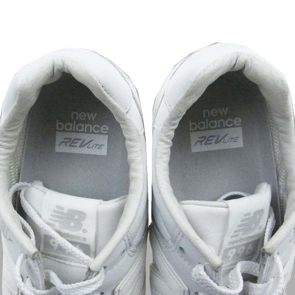 NEW BALANCE ニューバランス MRL996EW 996 レザー スニーカー ホワイト系 27cm【中古】