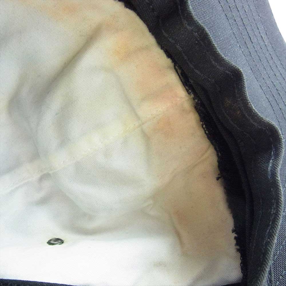 Supreme シュプリーム 21AW CORDURA TEFLON LABEL 6PANEL コーデュラ テフロン ラベル 6パネル キャップ ブラック系【中古】