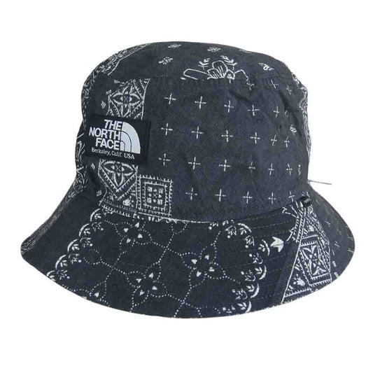 THE NORTH FACE ノースフェイス NN01818 Novelty Camp Side Hat ノベルティ サイド キャンプ バケットハット ブラック系 L【美品】【中古】