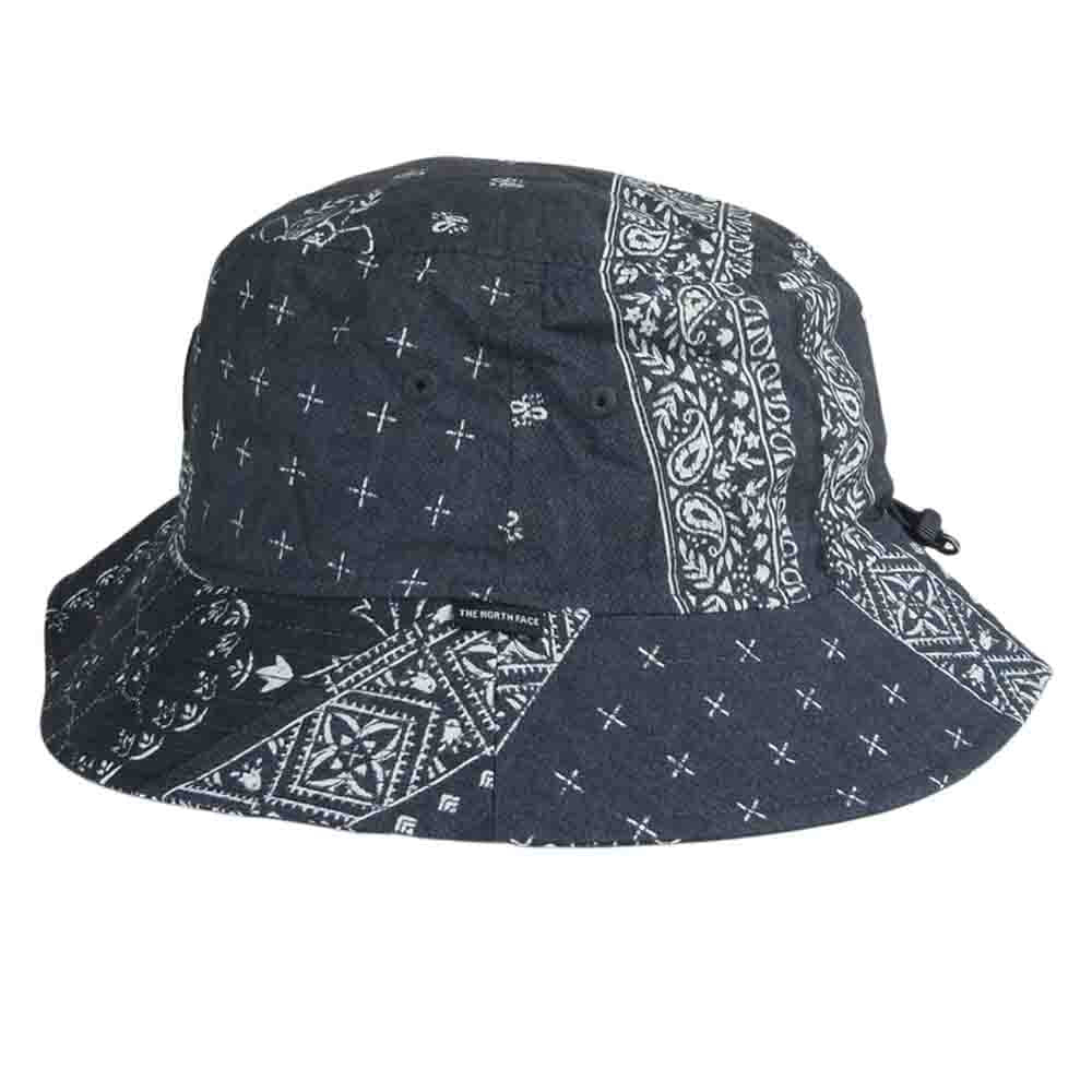 THE NORTH FACE ノースフェイス NN01818 Novelty Camp Side Hat ノベルティ サイド キャンプ バケットハット ブラック系 L【美品】【中古】