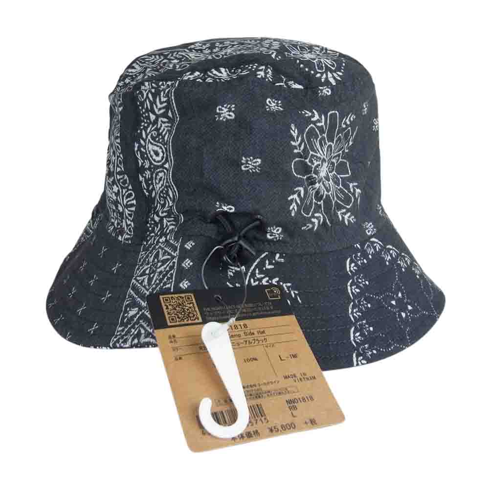 THE NORTH FACE ノースフェイス NN01818 Novelty Camp Side Hat ノベルティ サイド キャンプ バケットハット ブラック系 L【美品】【中古】