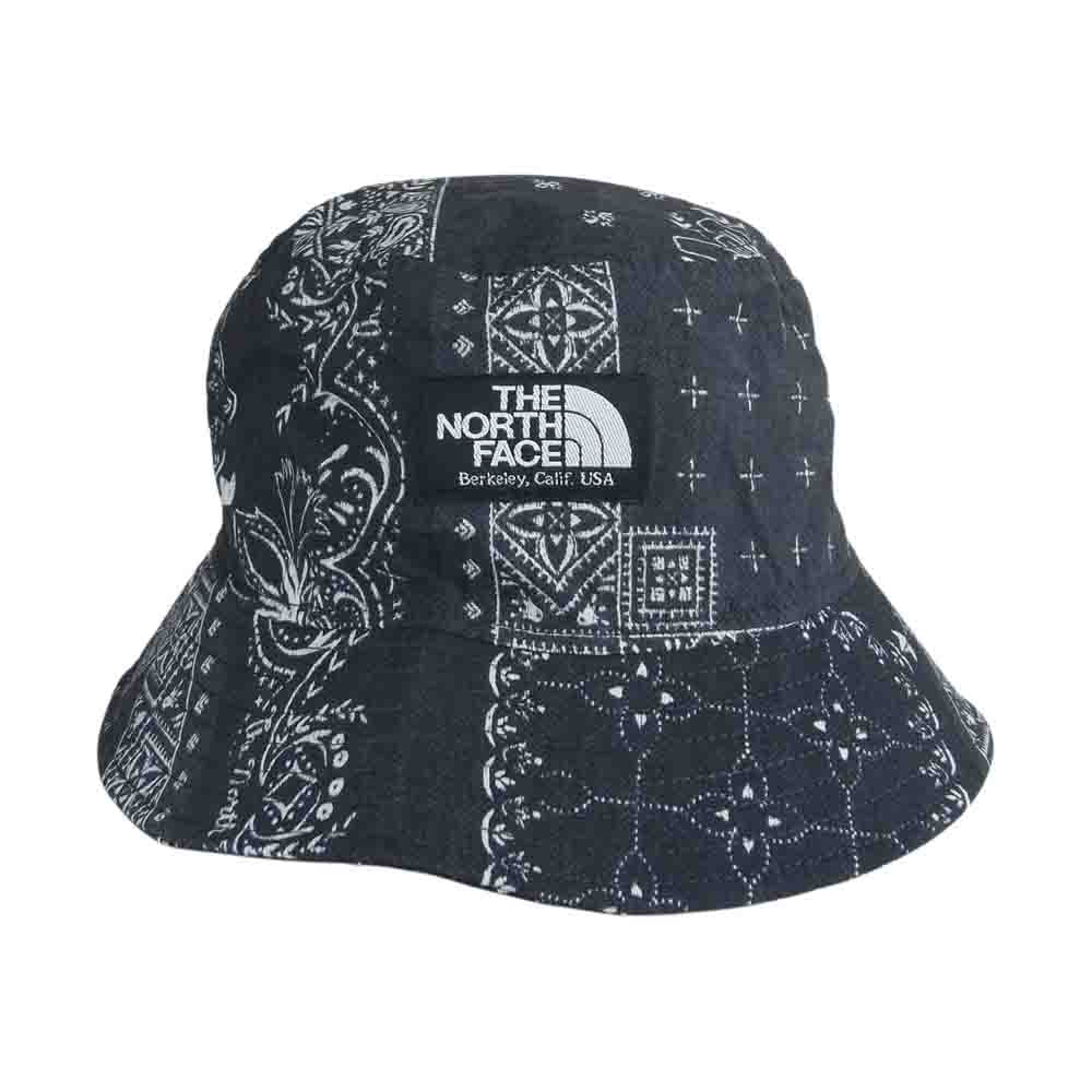 THE NORTH FACE ノースフェイス NN01818 Novelty Camp Side Hat ノベルティ サイド キャンプ バケットハット ブラック系 L【美品】【中古】